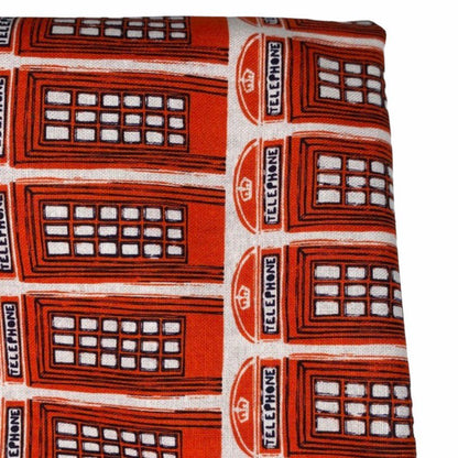 Quilting Cotton - Telephone Booth - 44”