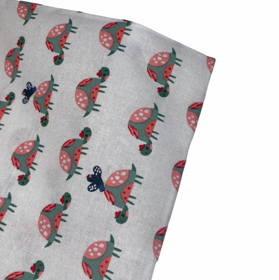 Quilting Cotton - Turtles - Remnant