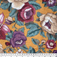 Printed Cotton Canvas Floral - Purple/Green/Brown