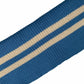 Knit Rib Cuff/Waistband - Lt. Blue/Off White