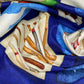 Quilting Cotton - Baseball Squares - 44” - Blue