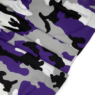 Printed Cool Mesh - Camouflage - Purple/Black/White