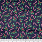 Quilting Cotton - Candy Cane Holly - Remnant