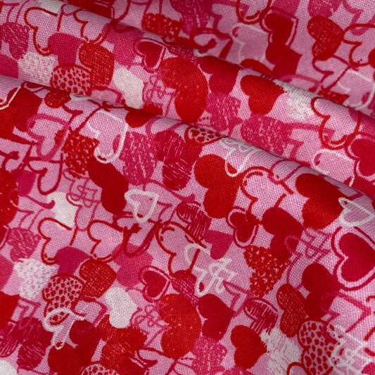 Quilting Cotton - Valentine Heart - 44”