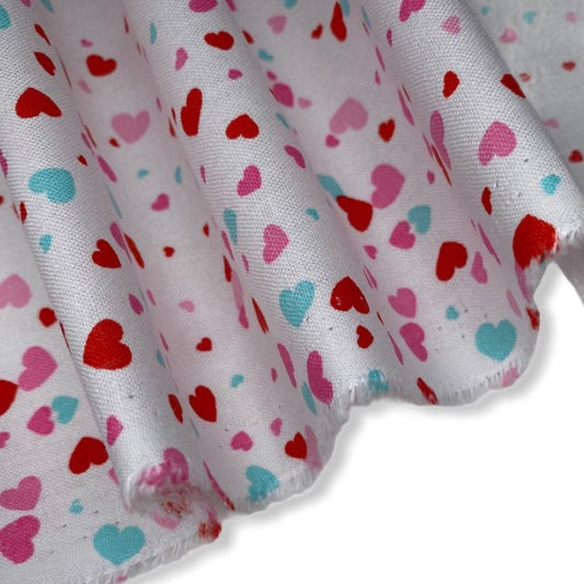 Quilting Cotton - Valentine Hearts - 44”