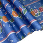 Vintage Floral Printed Cotton - 36” - Blue