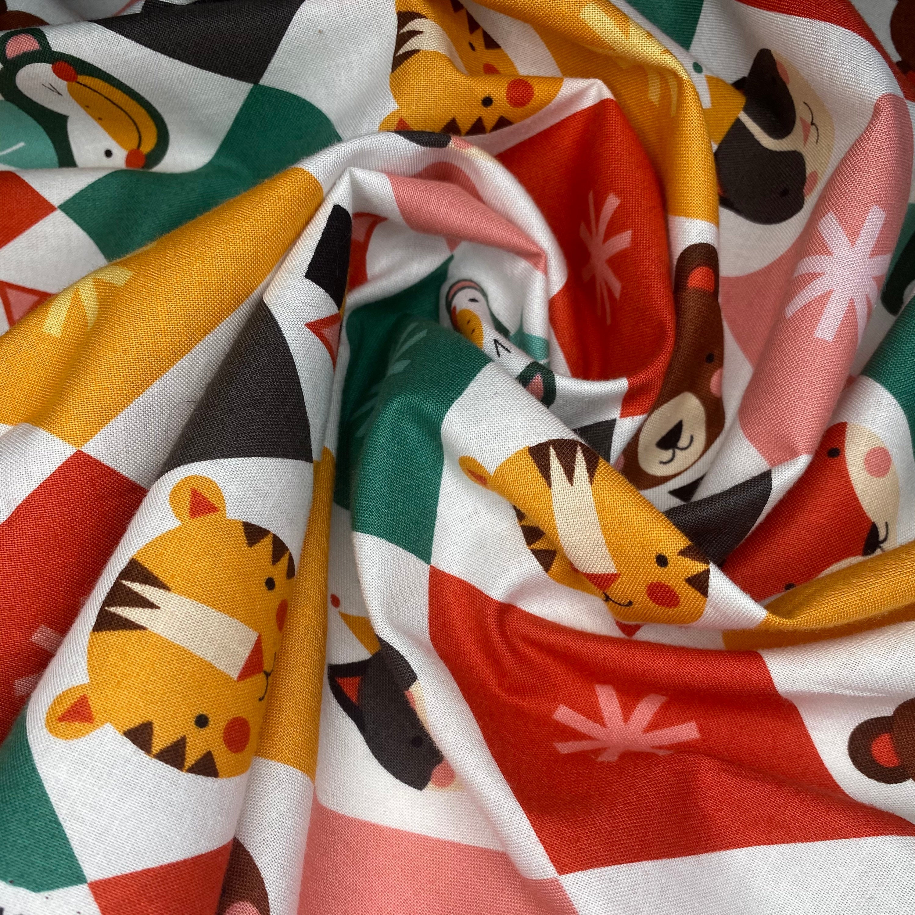 Quilting Cotton - Argyle Animals