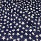 Quilting Cotton - Stars - 44” - White/Navy