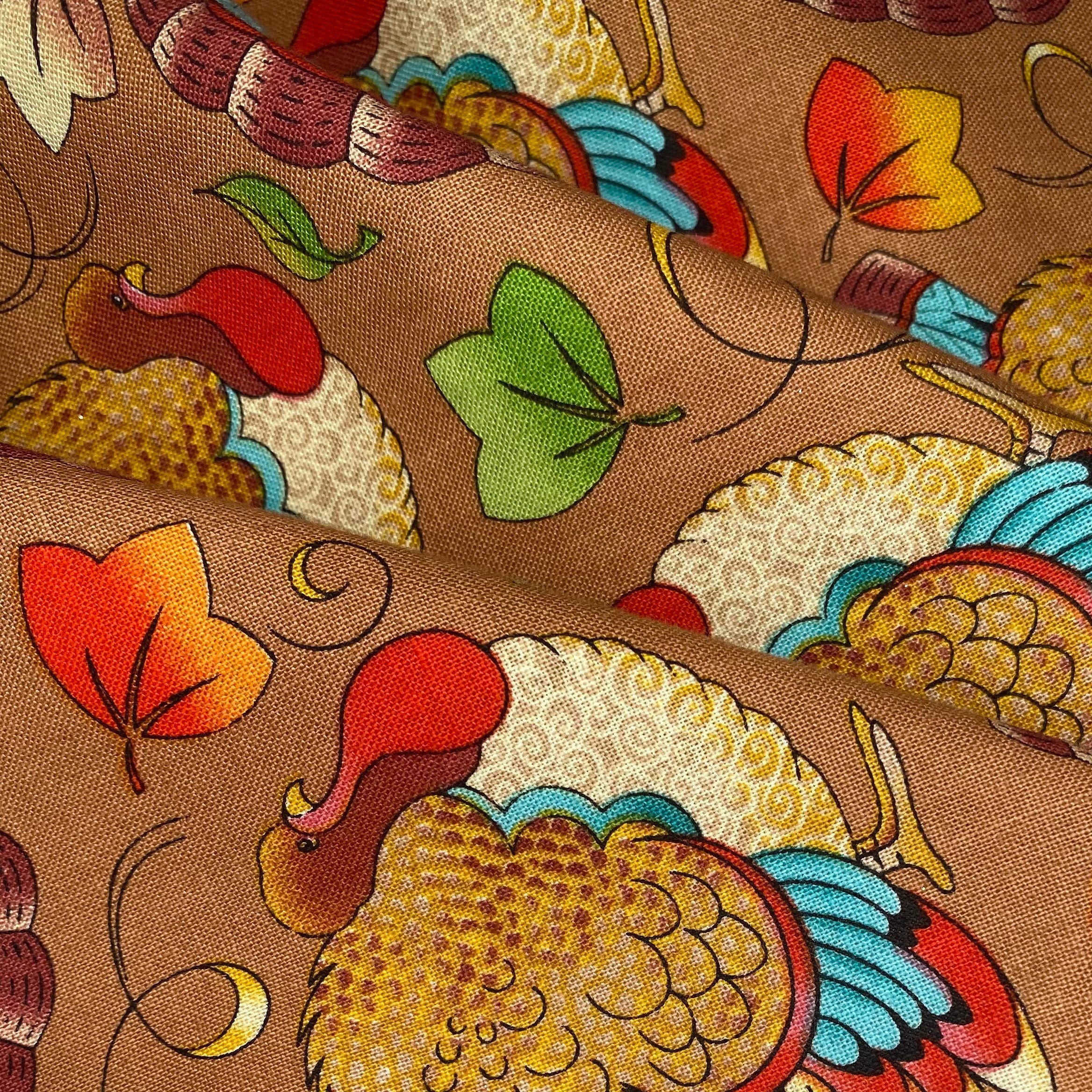 Quilting Cotton - Thanksgiving Turkeys