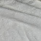 Embossed Nylon Spandex - Floral - White