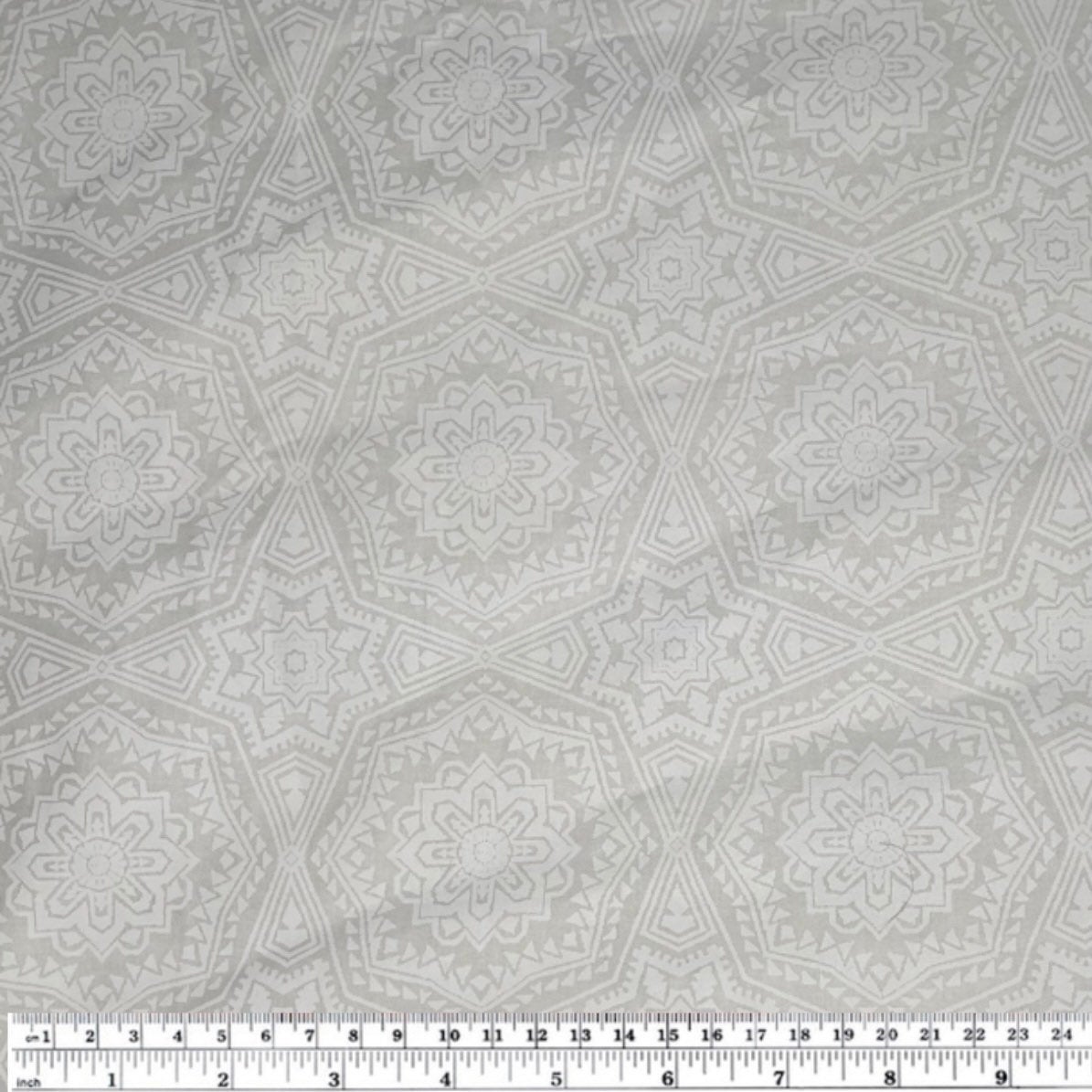 Quilting Cotton - Moroccan Print - 44” - White