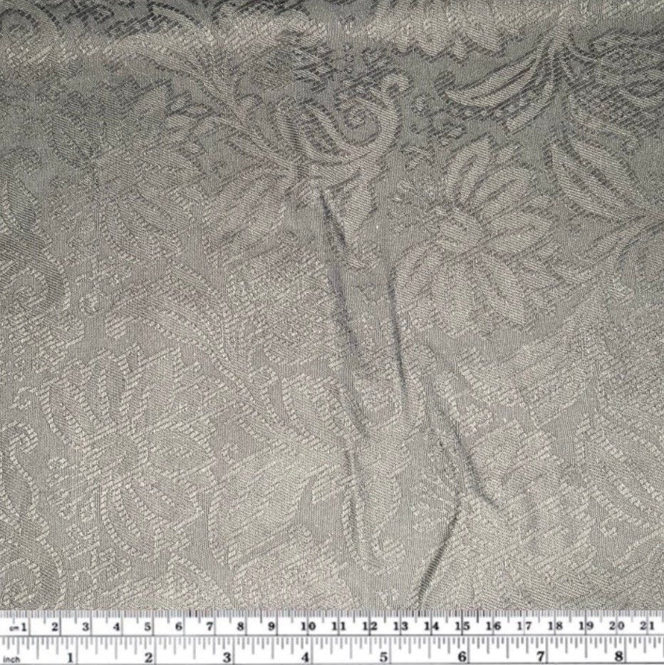 Floral Cotton Jacquard - Black