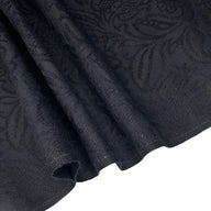 Floral Cotton Jacquard - Black