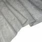 Embossed Nylon Spandex - Floral - White