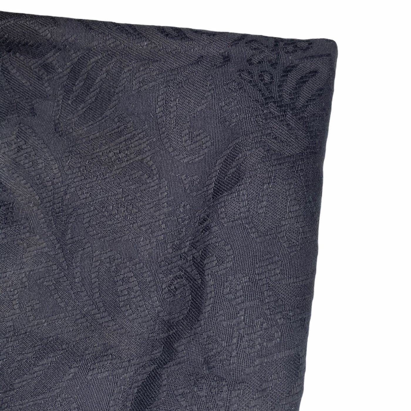 Floral Cotton Jacquard - Black