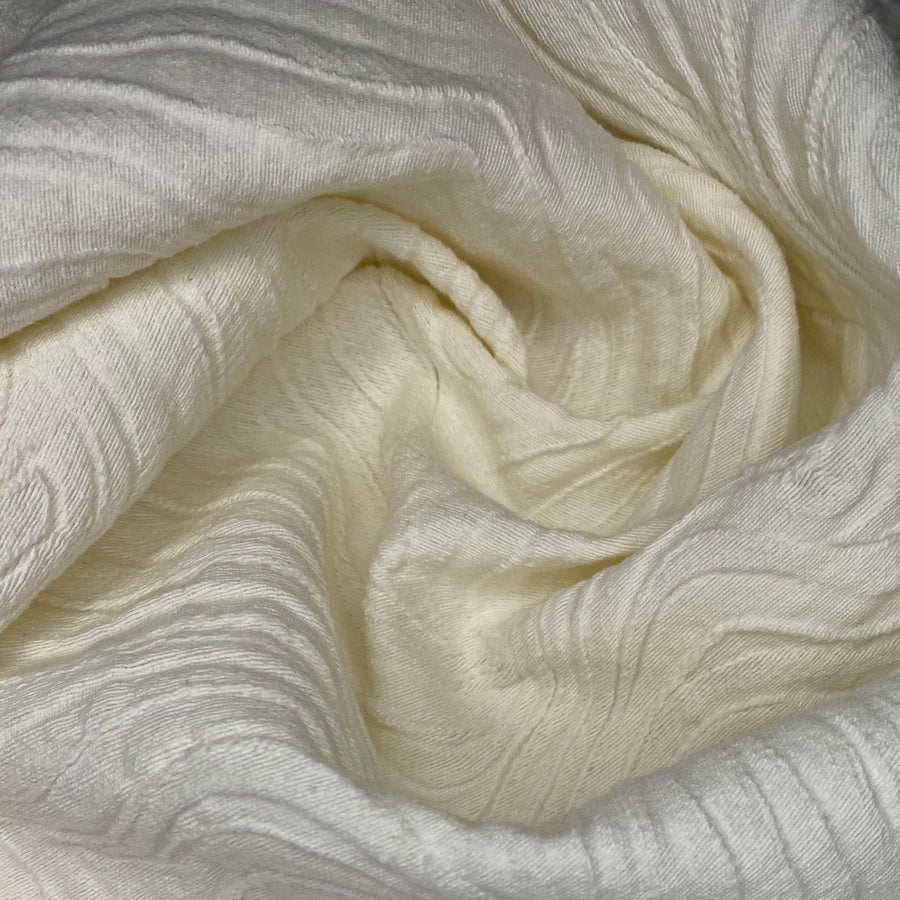 Cotton Jacquard - Cream
