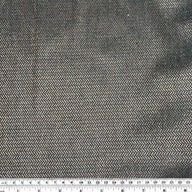 Wool/Silk Metallic Herringbone - Brown/Black