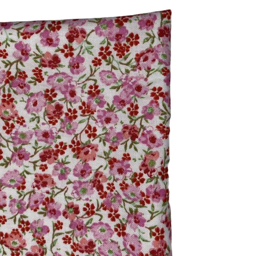 Printed Quilting Cotton Remnant - Small Floral - Pink