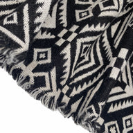 Yarn Dyed Cotton - Aztec - Black / White