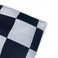 Quilting Cotton - Checkered - Black/White