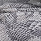 Printed Stretch Silk Charmeuse - Snake - Grey