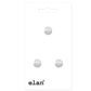 Shank Button - Plastic - 12mm (1/2”) - White - 4 count