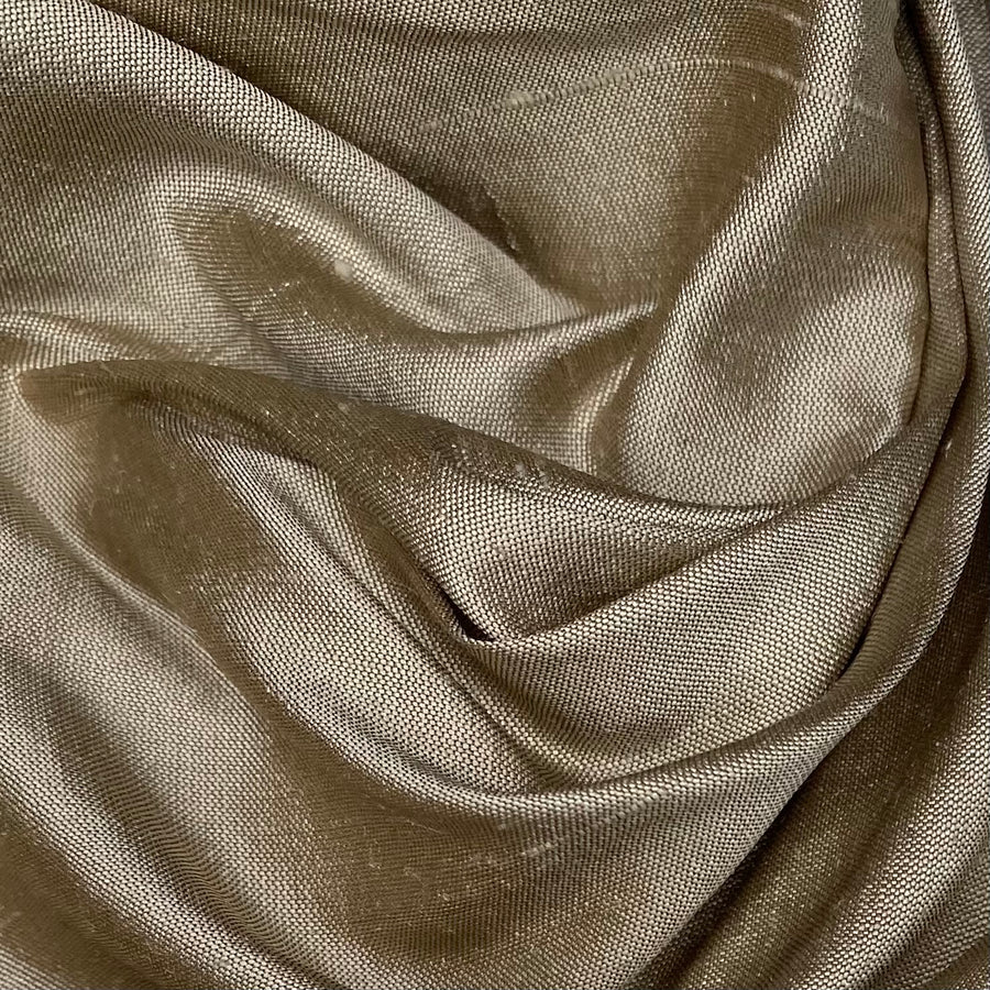 Shot Silk Dupioni - Flax