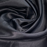 Polyester Shantung Satin - 58” - Black