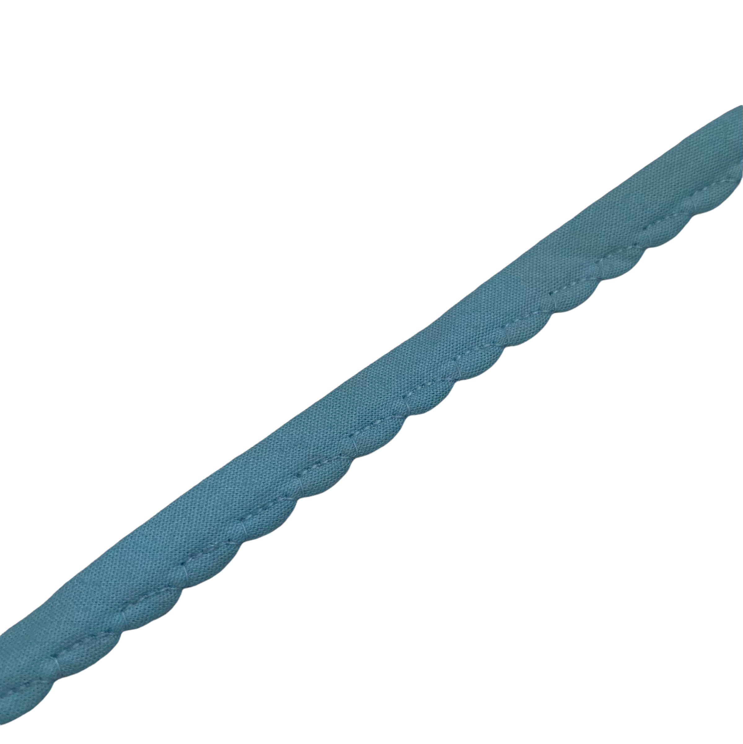 Scalloped Trim - 10mm - Blue