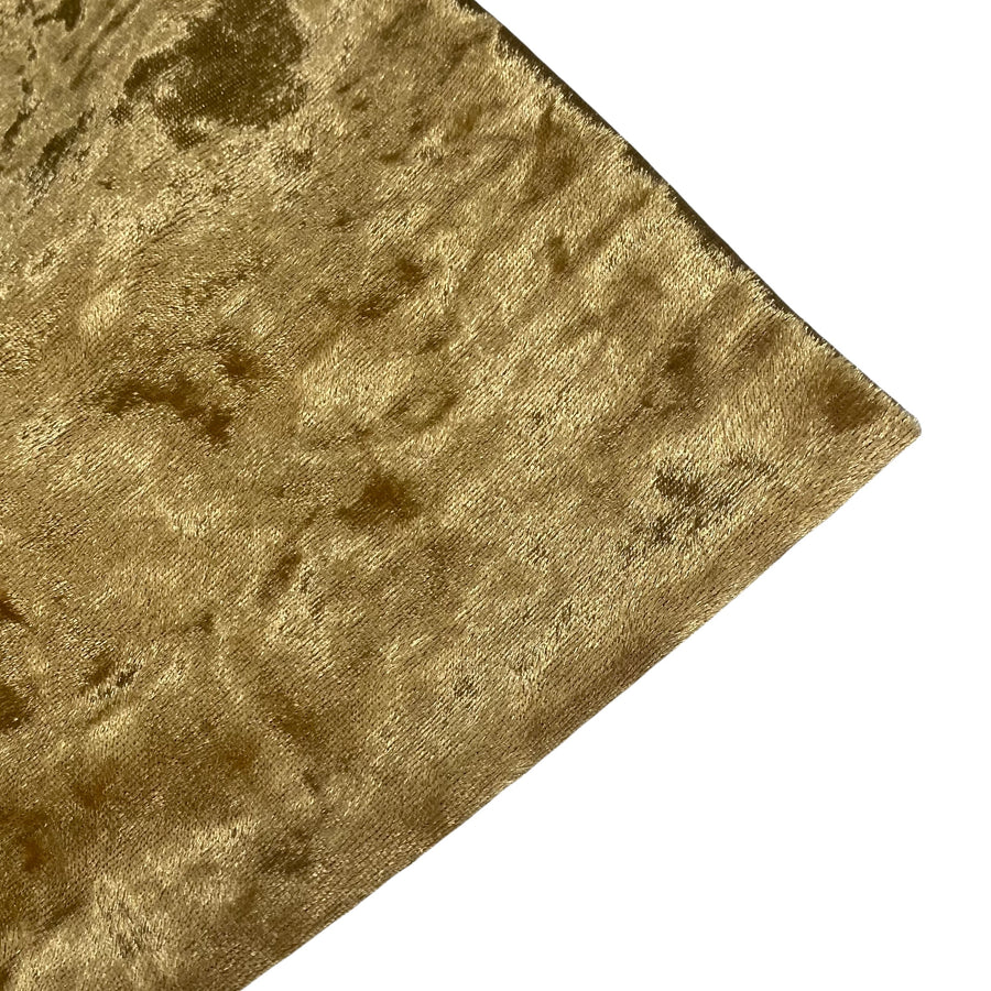 Crushed Stretch Velvet - Gold