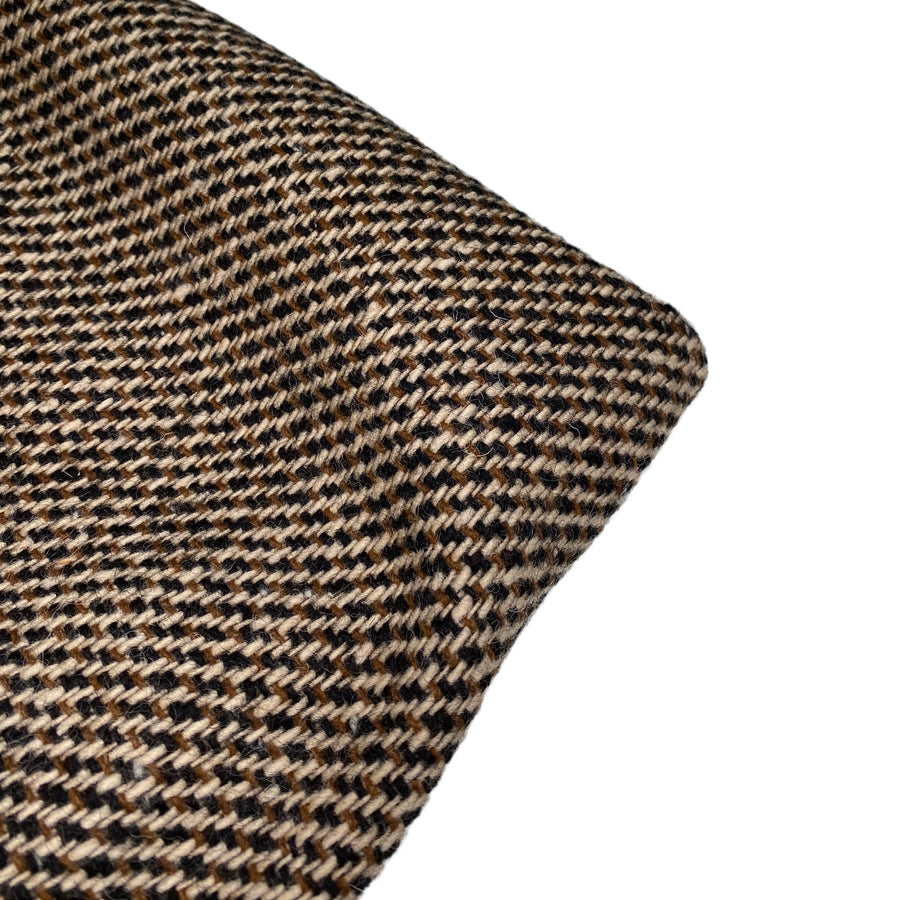 Wool Coating Remnant - Brown
