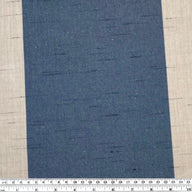 Sunbrella Striped Woven Upholstery - 48” - Blue/Beige