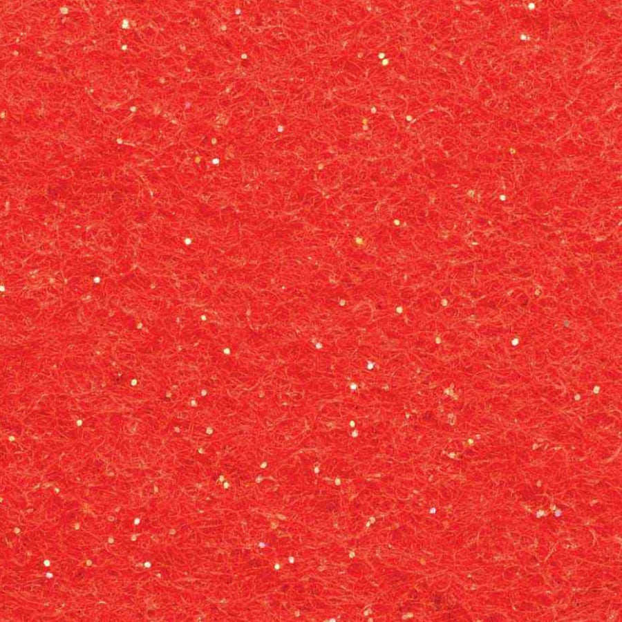 Multi-Coloured Glitter Craft Felt - 36” - Red
