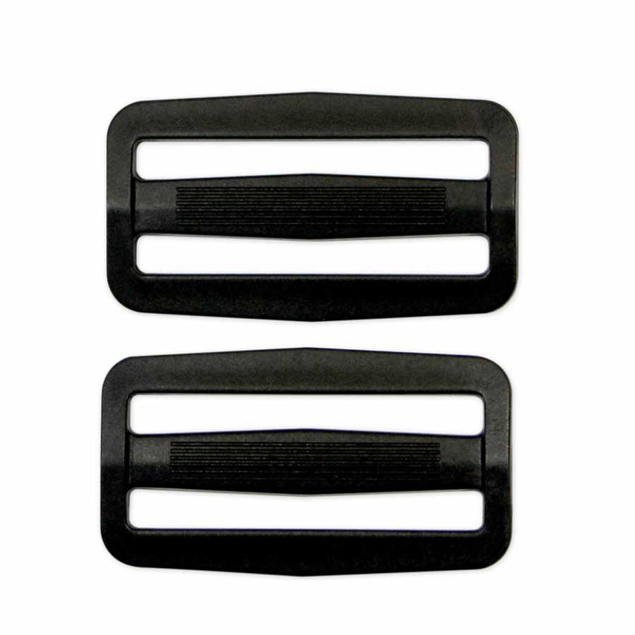 Plastic Strap Adjuster - 50mm (2″) - Black - 2 pcs