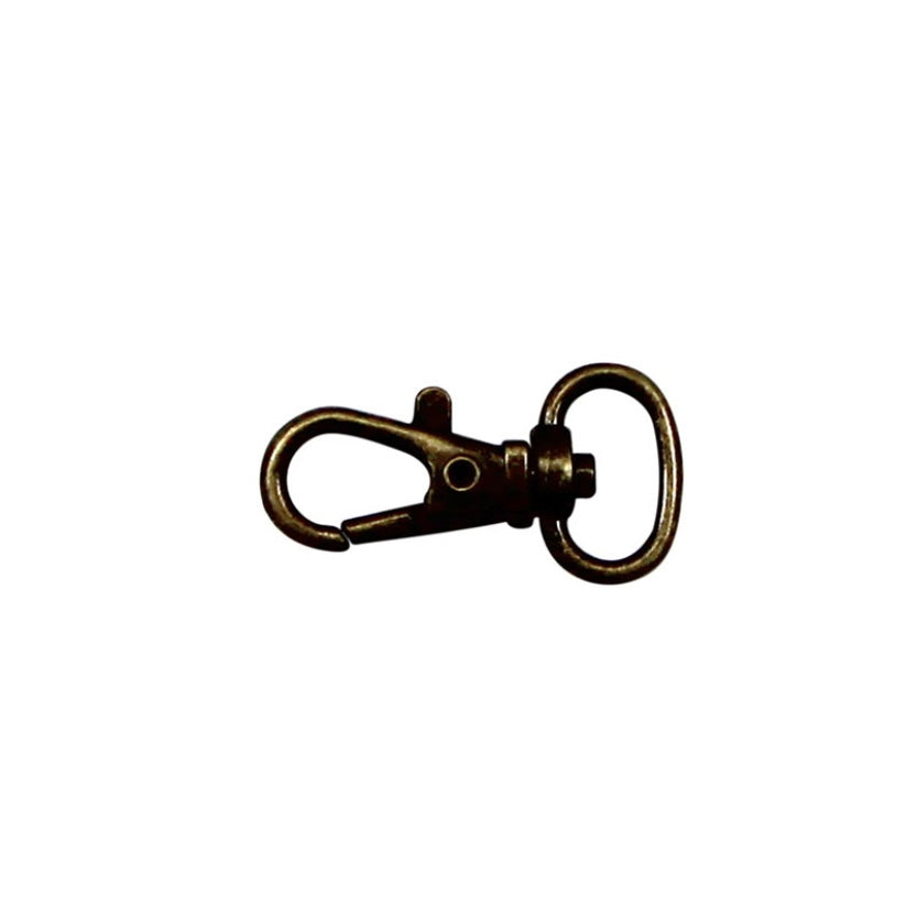 Swivel Hooks - 12mm (1/2″) - Antique Gold - 2 pcs