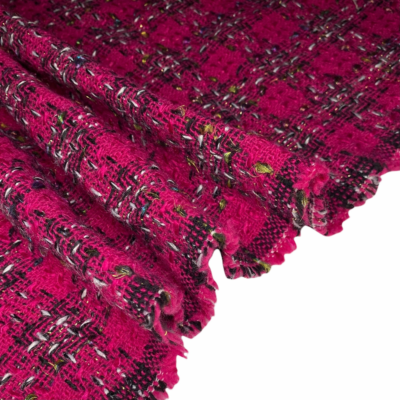 Boucle Wool Coating - Pink