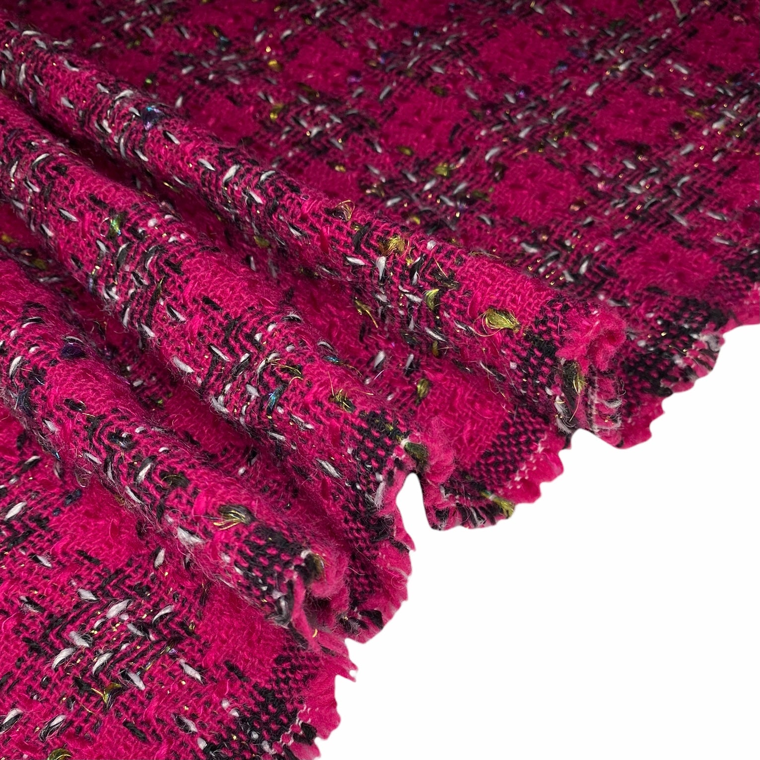 Boucle Wool Coating - Pink