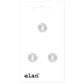 Plastic 2-Hole Button - 12mm / 20L - White - 4 count