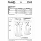 Dress Sewing Pattern - Burda Style 6583