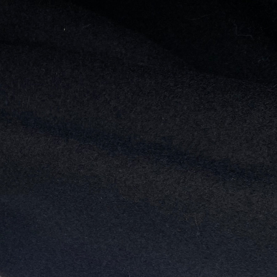 Melton Wool Coating - Black