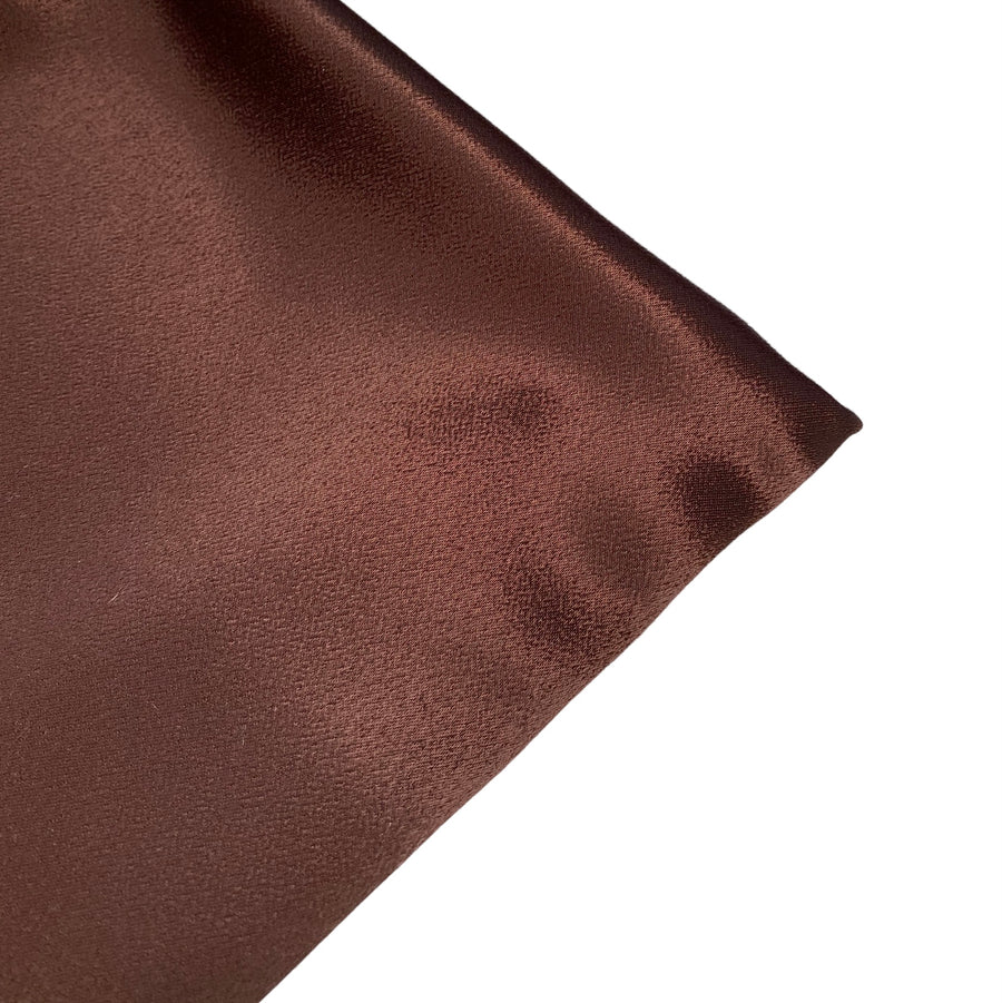 Crepe Back Satin - Brown