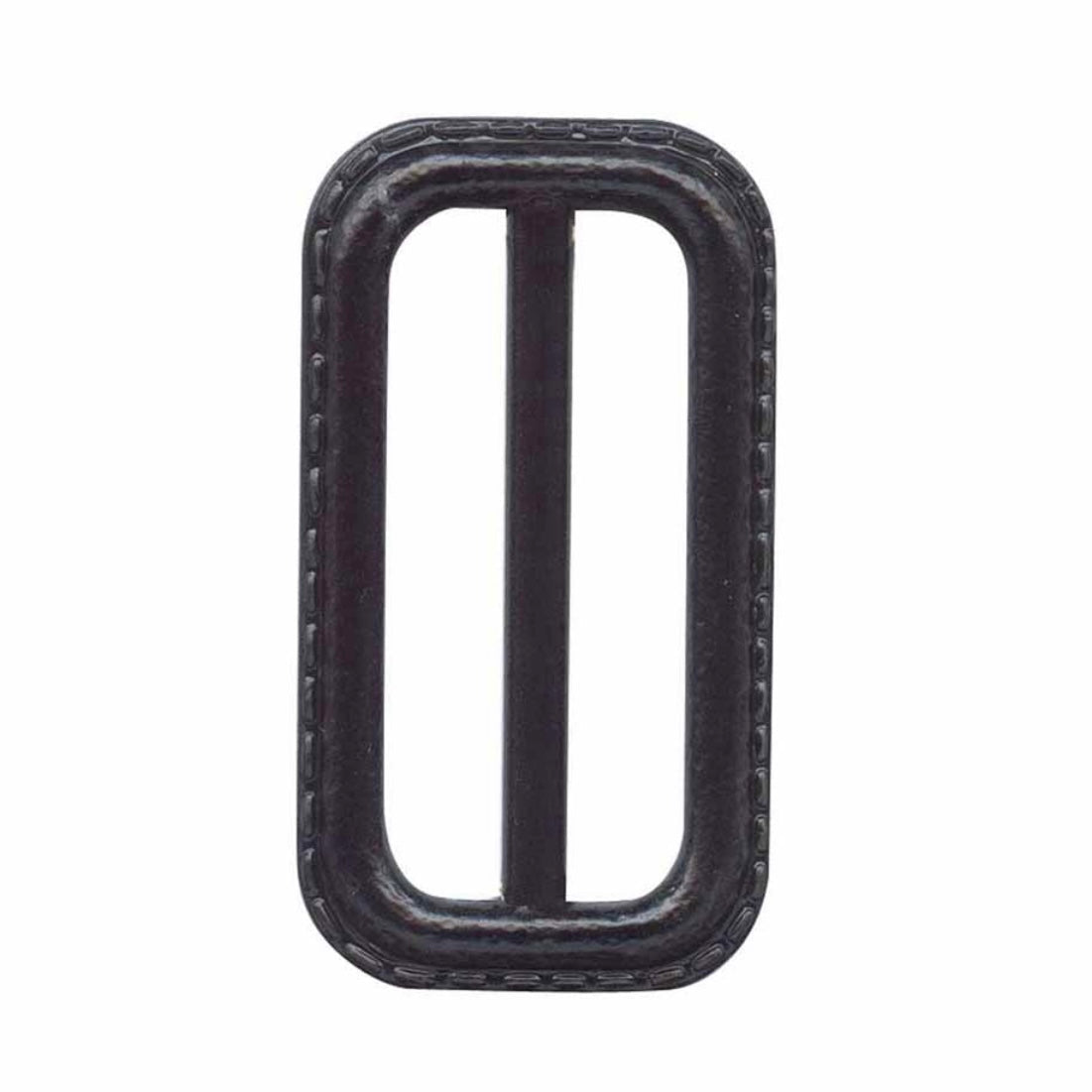 Trench Buckle - 25mm (1″) - Black Patent - 2pcs