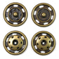 Sew On Snap Fasteners - 30mm (1 1/8″) - 2 sets - Nickel