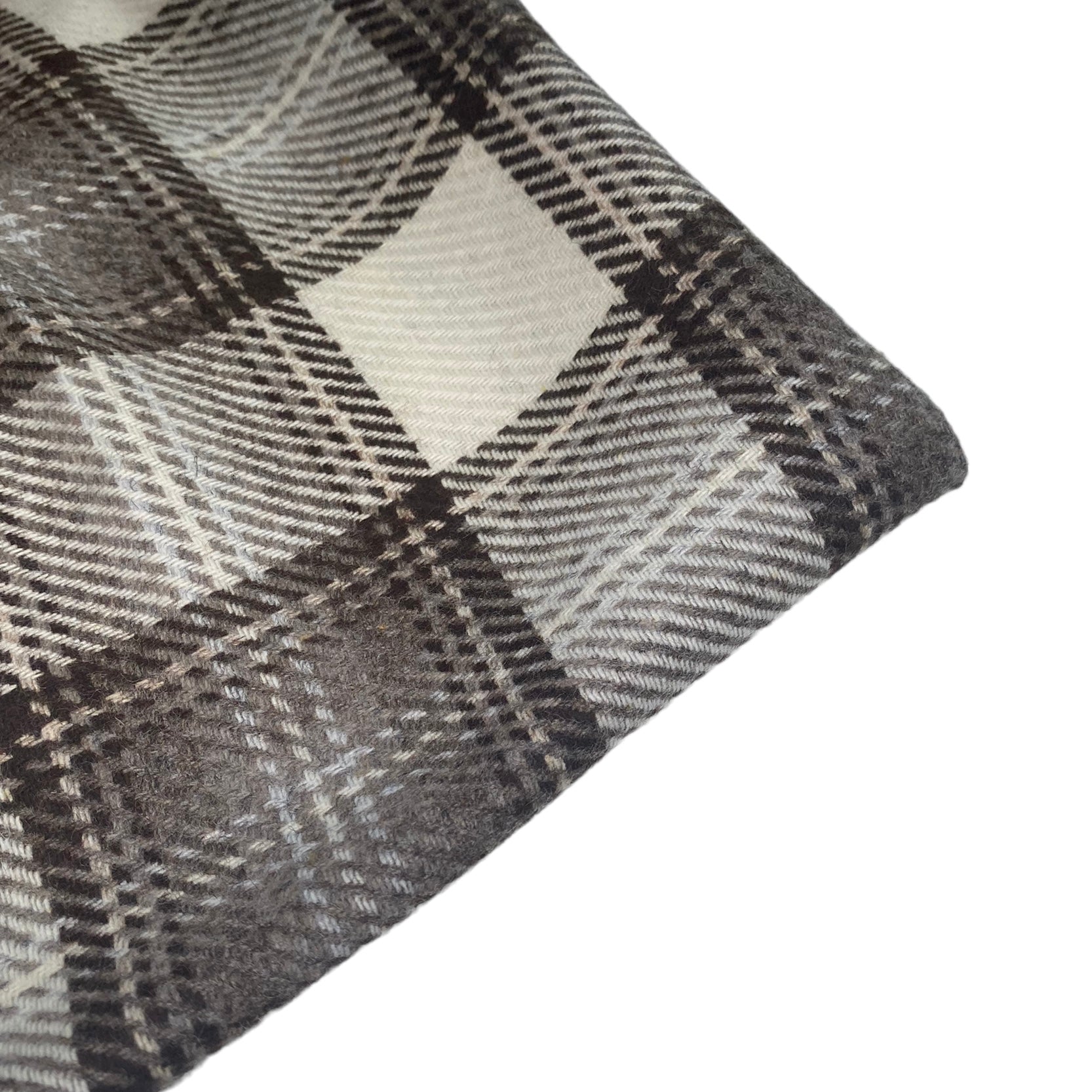 Wool Plaid - Beige/Brown