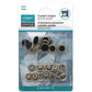 Pearl Snaps - 11.5mm (1/2″) - Smoke - 6 Sets