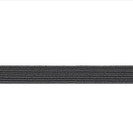 Braided Elastic - 6mm - By the Yard - White