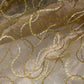 Embroidered Silk Organza - 52” - Gold