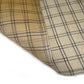 Plaid Silk Organza - 40” - Gold/Black/Blue