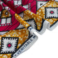 Waxed African Printed Cotton - Veritable - Multi-Colour / Pink