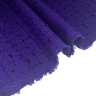 Polyester/Rayon Boucle - Purple/Black